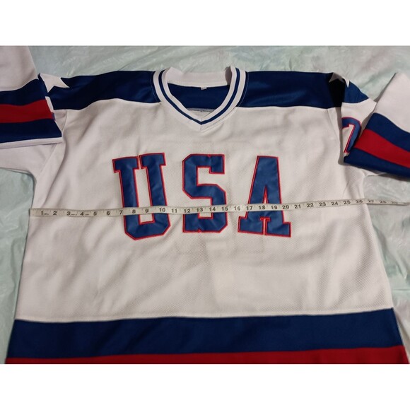 Jack O’Callahan #17 Jersey USA Olympic 1980 Hockey Size 3XL Stitch - Picture 5 of 8